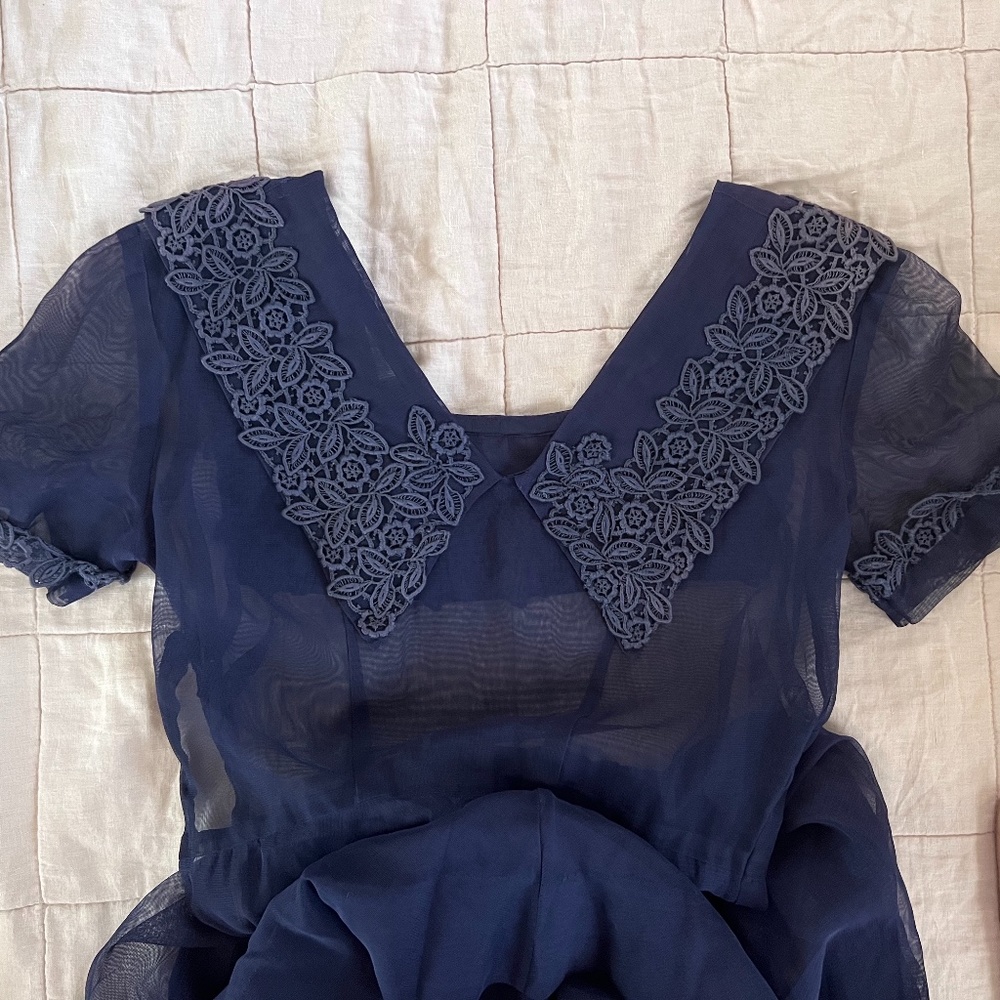 Sheer 1940s dream midi dress 🤩 - Picture 6 of 9